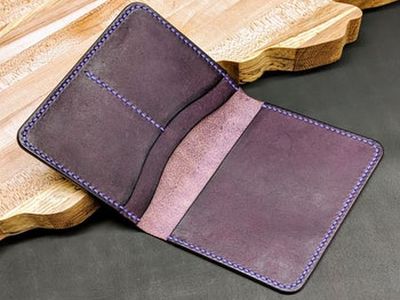 手缝皮革制作教程,DIY手缝中性真皮
