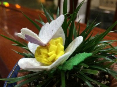 不织布手工布艺小制作,DIY传统蝶恋