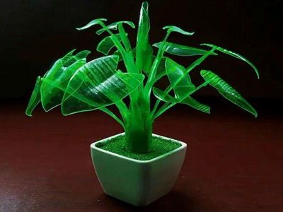 废饮料瓶DIY人造植物盆栽绿萝教学