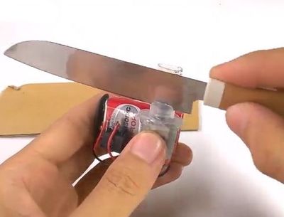 创意小发明DIY电动磨刀器