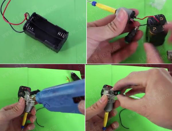 教你如何做一把手工打孔小电钻