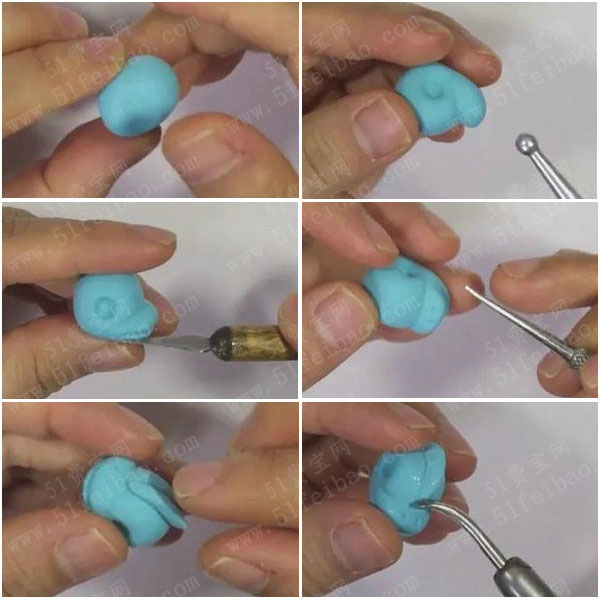 手工制作粘土小恐龙diy迷你卡通腕龙教学