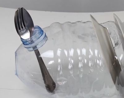 塑料瓶做厨具沥水晾干神器