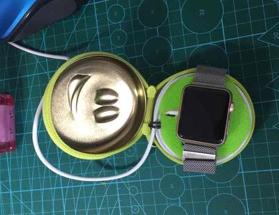 糖果盒改造DIY Apple watch充电线收纳盒