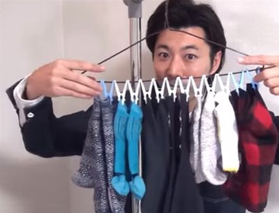 铁衣架这样子改造可以挂更多的东西