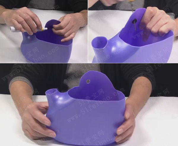 洗衣液瓶子diy洗漱套装壁挂收纳盒 废旧物品手工制作 51费宝网