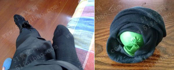 袜子改造小创意：DIY手垫鼠标枕