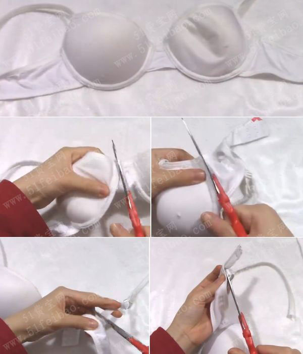 如何利用旧胸罩改造搞怪个性口罩