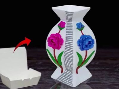 如何使用废纸盒打造精美艺术品花瓶