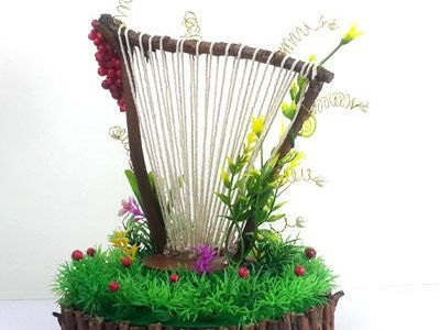 用废品打造迷你花园摆件