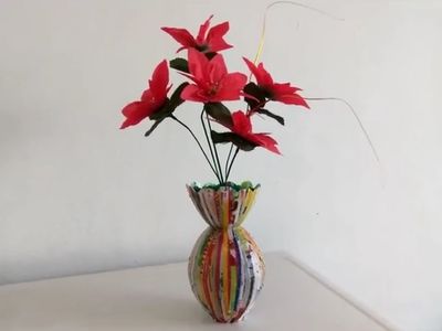 饮料瓶子制作好看简易花瓶的做法