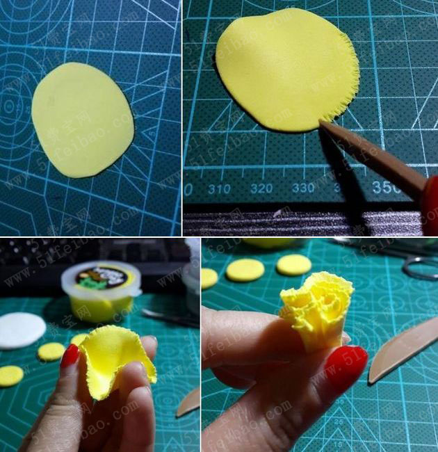 橡皮泥康乃馨母亲节礼物制作方法