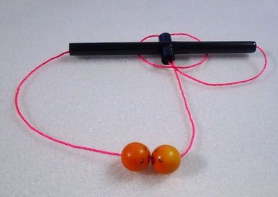 DIY日本版牛郎织女情侣小珠子相会玩具