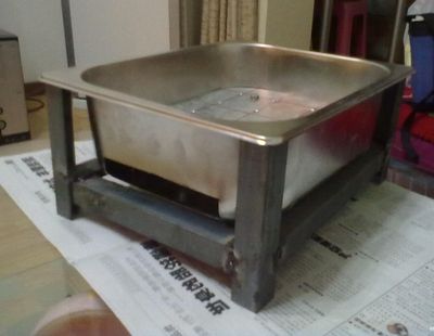 废弃的不锈钢洗碗池改造DIY自制烧烤炉