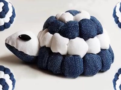旧衣服制作萌物小乌龟针垫教学