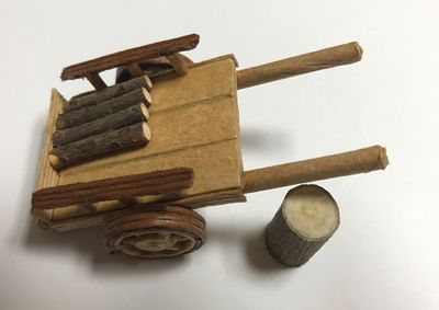 衍纸入门作品DIY手推车