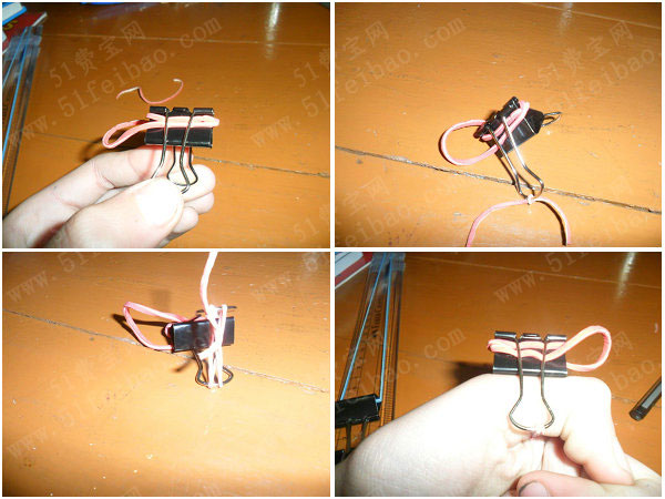 燕尾夹diy单手指玩具弩 - 废旧物品手工制作 - 51费宝