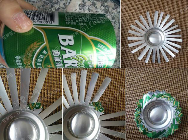 怎麼创造性地利用易拉罐制作相框 - 废物利用手工diy