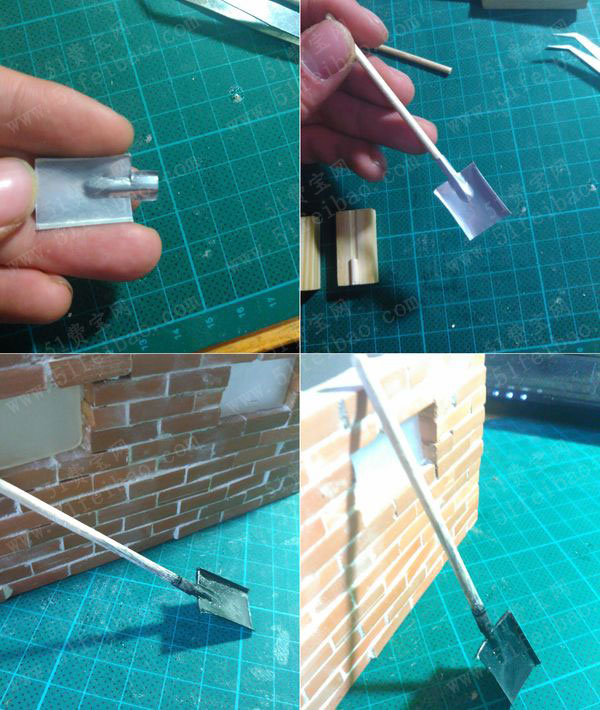 啤酒易拉罐diy袖珍小铁锹教学 废物利用手工diy小制作 51费宝网