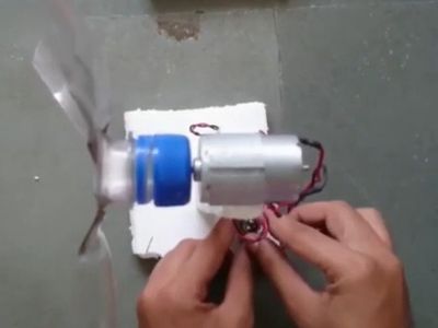 DIY小风扇教学|如何利用矿泉水瓶手工制作电风扇