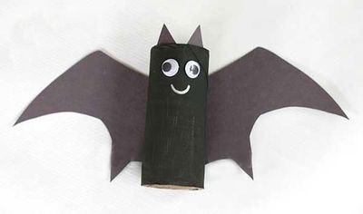 超级简单的小朋友手工作品蝙蝠