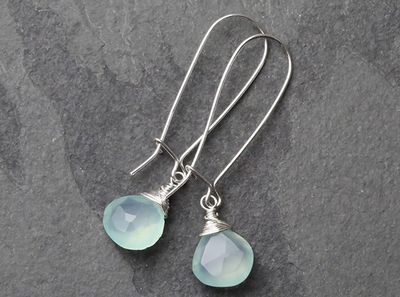 DIY缠线宝石耳环手工图文制作教程- 手工小制