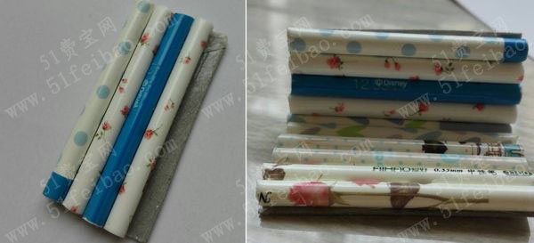 利用废弃中性笔笔杆做diy沙发玩具教程