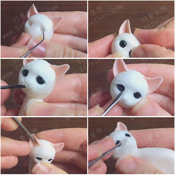 手工制作创意,diy创意动物鱼尾猫图解