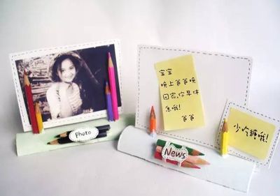 铅笔头废品变宝做DIY留言板图文教学