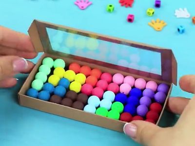 制作立体珍珠积木金字塔拼图玩具