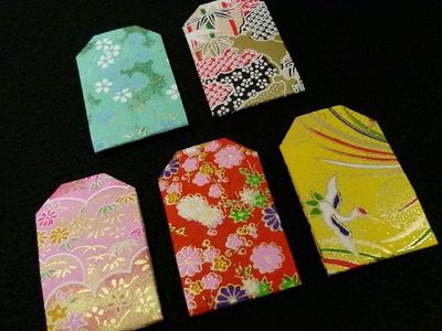 包装纸重复使用DIY折纸交通卡卡套/公交卡卡包