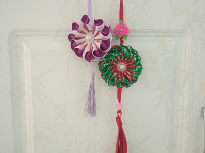 手工制作缎带花饰，美丽的缎带汽车饰品DIY方法