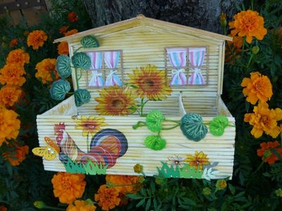 低碳小创意：DIY小房子外形收纳盒