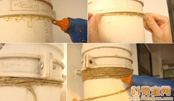 pvc水管制作麻绳猫抓柱图解教程