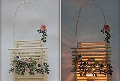 如何利用免洗筷制作元宵节百花灯笼