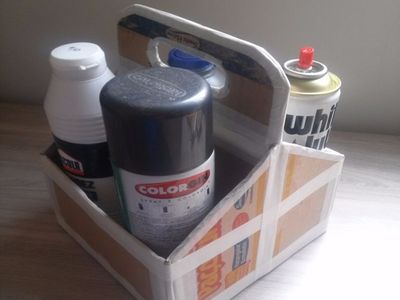 废纸箱用途DIY手提工具盒