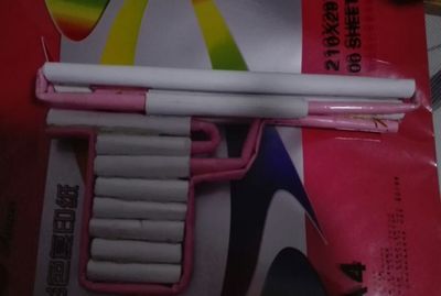 DIY玩具纸枪|如何折纸做一把能发射子弹的纸手枪