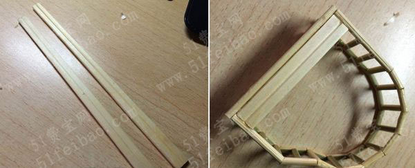 一次性竹筷竹签手工制作迷你钢琴教程