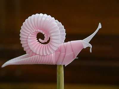 真正有用的DIY吸管蜗牛手工艺品制作教学