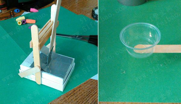 打造弹射器外形创意收纳盒