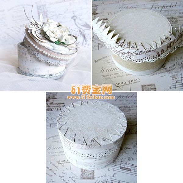 胶带圈变废为宝精美小饰品收纳盒