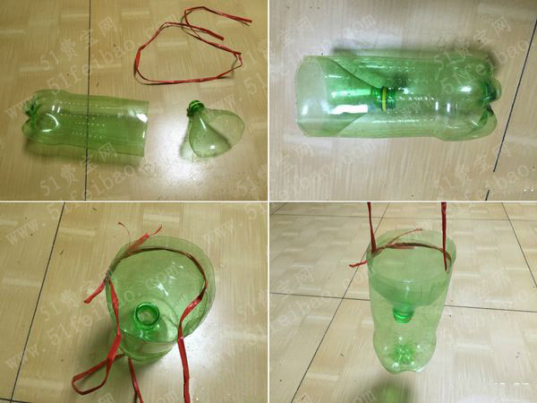 diy虾笼教程_饮料瓶自制简易的捕虾笼