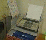 用废旧纸箱纸盒打造传真机/打印机收纳柜