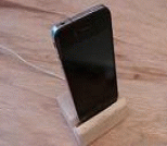 闲置木头制品DIY原生态木质iPhone dock