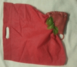 手工DIY小草莓环保袋兼挂饰教程