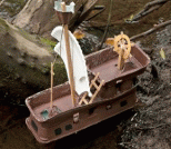 幼儿园手工：怎么做海盗船模型