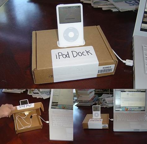 省钱族的福音，两款旧物DIY的iPod/iPhone自制dock