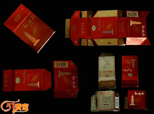 废物利用空香烟盒拼成收纳盒