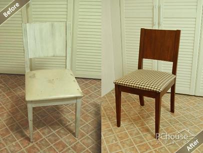 旧床单的废物利用，DIY让废旧椅子改头换面