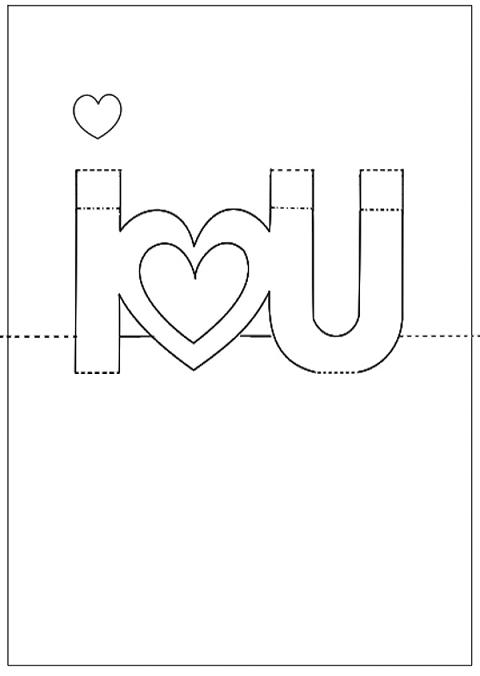 废旧纸板DIY拼出立体“I love you”表白装饰画